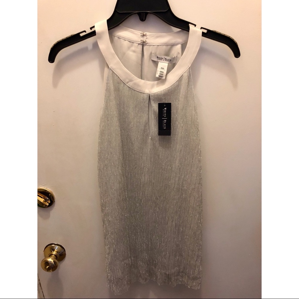 White House Black Market New w/ Tag Shiny Blouse